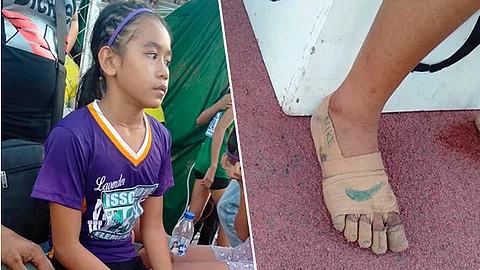 Niña se hace unos “Nike” con vendas y gana tres medallas de oro en atletismo