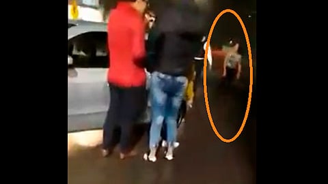 Los hechos ocurrieron a la altura del Oxxo (Foto: captura de pantalla)