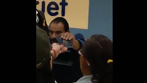 Los clientes de la aerolínea reclamaban los retrasos y fallas en dicho aeropuerto (Foto: captura de pantalla)