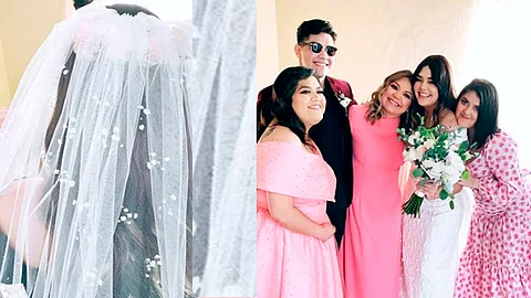 La boda se celebró en un jardín para eventos de Tepoztlán (Foto: yuridia_mx)