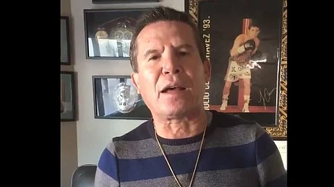 Chávez padre respondió a las críticas de los comentaristas deportivos hacia su hijo (Foto: @Jcchavez115)