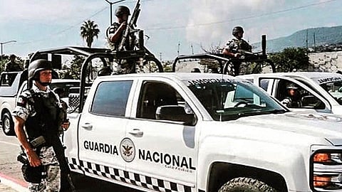 Los uniformados hacían labores de patrullaje (Foto: ilustrativa/@GN_MEXICO_)