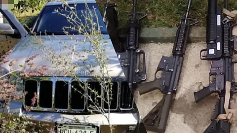 Se corroboró que la unidad que tripulaban los implicados cuenta con blindaje, por lo que fue asegurada (Foto Cortesía)