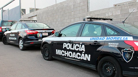 Reportaron robo de una de las unidades de la Policía de Morelia (Foto: cortesía)