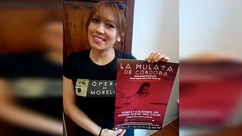 Ópera de Morelia engalanará el Teatro Ocampo con “La Mulata de Córdoba”