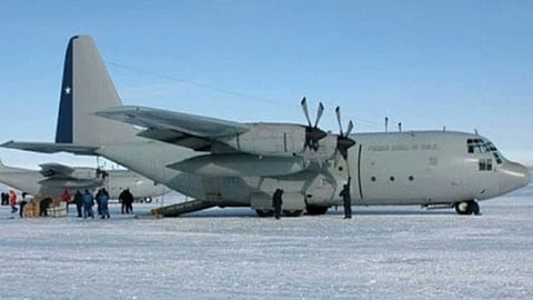 El avión C 130 Hércules se dirigía a la base militar en la Antártida (Foto: @MundoEConflicto)
