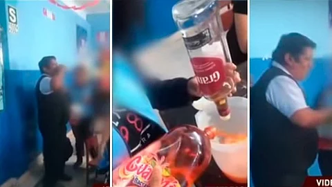 Captan a maestro beber alcohol con sus alumnos ¡en el salón de clases! [Video]