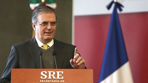 Ebrard Casaubón agregó que durante el fin de semana se ingresó al país dos mil 400 migrantes (Foto: @SRE_mx)