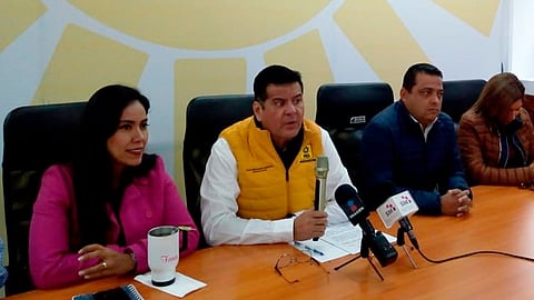 El líder partidista, apuntó que el trabajo inmediato está enfocado a dirimir las diferencias internas (Foto: Sayra Casillas)