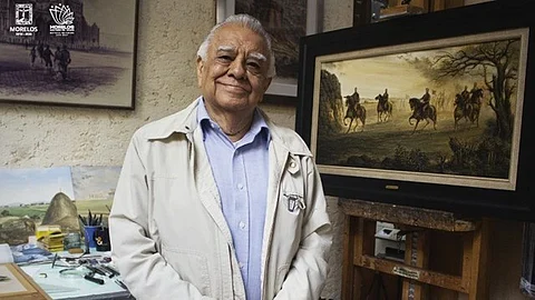 Fallece Jorge Cázares, pintor de paisajes de cajas de cerillos