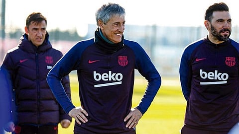 Satién no pensó en que el Barcelona le daría una gran oportunidad de dirigir al equipo (Foto: @FCBarcelona_es)