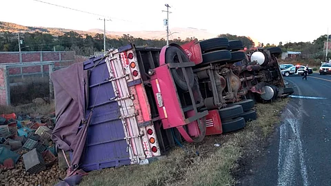 En el sitio dos personas resultaron lesionadas (Foto: Cortesía)