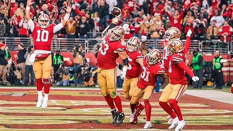 Tuvieron una ventaja importante todo el juego (Foto: @49ers)