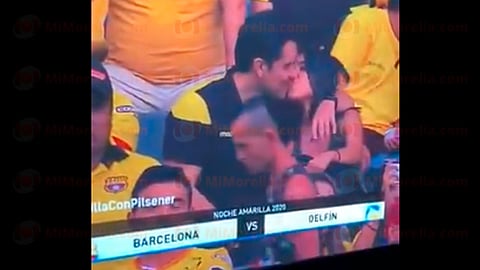 Fue la reacción del hombre lo que lo delató (Foto: Captura)