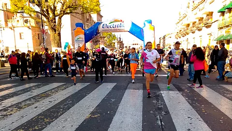 Por el momento se encuentran instalado un dispositivo de seguridad y vialidad para salvaguardar la integridad de los atletas (Foto: cortesía)