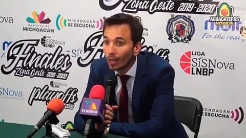 Nicolás Casalánguida aseveró que a lo largo de la temporada 2019-2020 el “Guacamole Squad” se ha sabido sobreponer a la adversidad (Fotograma: Aguacateros de Michoacán)