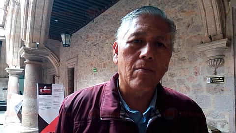 Esta mañana Silvano Aureoles logró concretar en la Ciudad de México el acuerdo educativo (Foto: Fátima Miranda)