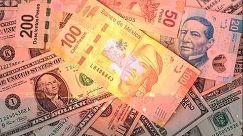 Al comienzo del día el peso operaba con una leve pérdida (Foto: Especial)