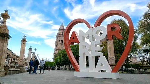 ¡Ay, qué romántico! (Foto: Turismo Morelia MX)