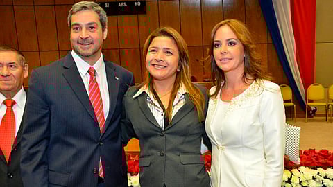 La primera dama de Paraguay de momento se encuentra en reposo (Foto: Twitter @malizgutierrez)
