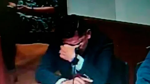 El abogado también lloró por el delito de su defensor (Foto: Captura de pantalla)