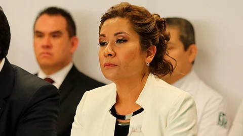 El Secretario General del IMSS, Javier Guerrero García, encabezó el relevo institucional del IMSS en Michoacán (Foto: cortesía)