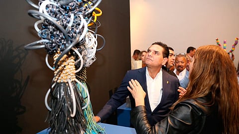 *La muestra de arte es una invitación a la reflexión para recuperar los lagos (Foto: Cortesía)