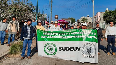 Este viernes se cumplen dos días de huelga en la universidad (Foto: Guadalupe Martínez)