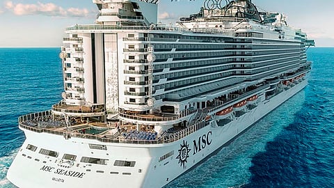 El crucero llegaría a México este jueves (Foto: 
MSC Seaside)