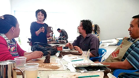 Los talleres son de escultura en cera, danza folklórica y contemporánea, ballet, canto, solfeo, fotografía, teatro, dibujo y pintura, entre otros (Foto Cortesía)