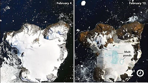 En las ultimas semanas se han registrado altas temperaturas en la zona (Foto: NASA)
