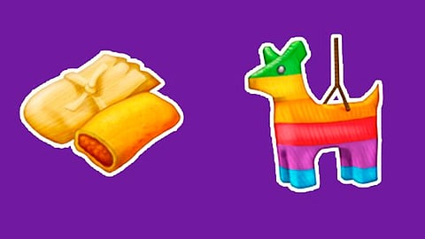 Piñata y tamal mexicano, nuevos emojis del 2020