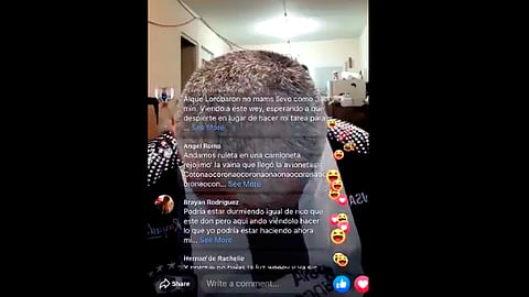 Aficionado al Monterrey se queda dormido en su propio Facebook Live