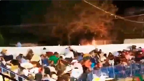 El hecho ocurrió el pasado lunes, pero hasta ahora ha salido a la luz el video (Foto: Captura de pantalla)