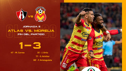 Monarcas Morelia suma 4 unidades y abandona momentáneamente el último lugar de la tabla general (Foto: Twitter/@FuerzaMonarca)