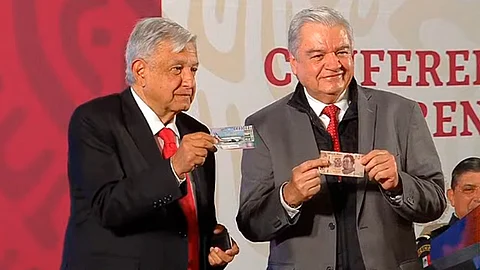 Le tocó el "billete cero" (Foto: captura de video)