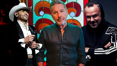 Ricardo Montaner, Pancho Barraza y Juan Magán, en la Expo Fiesta Michoacán 2020