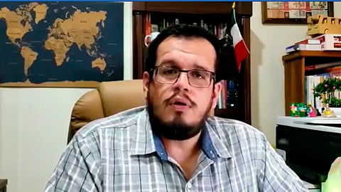 Su domicilio también fue vandalizado por los sujetos desconocidos (Foto: Captura de Video)