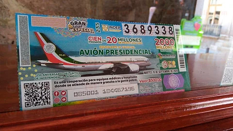 El sorteo para el avión presidencial se realizará el 15 de septiembre de este año
(Foto: Fátima Miranda)