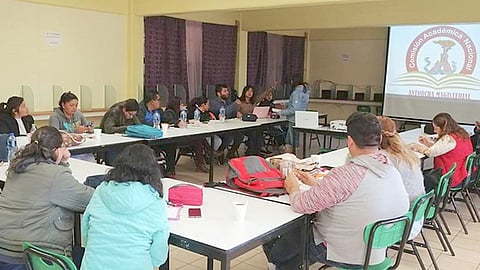 Asistieron 21 maestros a la ciudad de Puebla, los días 7 y 8 de marzo (Foto Cortesía)
