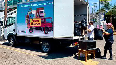 A la colecta, celebrada en esta ocasión en inmediaciones de Plaza Morelia, llegaron todo tipo de artículos (Foto: cortesía)