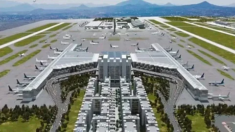 Así se vería terminado el nuevo aeropuerto (Foto: captura de video)