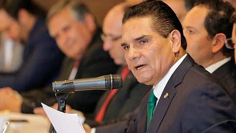 El gobernador reiteró el llamado para que los maestros se pongan de acuerdo en el conflicto interno, luego de reiterar la postura de respeto a las organizaciones sindicales (Foto: Silvano Aureoles Conejo)