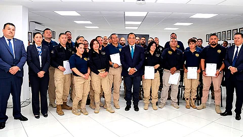 Los elementos de la institución culminaron sus estudios de “Técnicos Superiores Universitarios como Policías de Investigación” (Foto Cortesía)