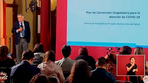 En total existen 124 hospitales disponibles y mil 732 camas (Foto: captura FB/ Gobierno de México)