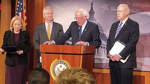 Sanders, de 78 años, se enfrentaba a Joe Biden para ser elegido como el candidato para enfrentar a su rival (Foto: @SenSanders)