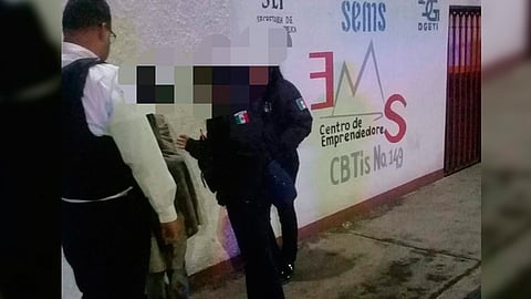 El menor fue puesto a disposición de la FGE (Foto: Cortesía)