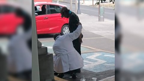 El hombre manifestó no haber sido abandonado por su familia (Foto: Marysol GO)
