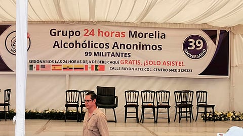 Este grupo de apoyo ha operado con normalidad (Foto Facebook: Alcoholicos Anonimos 24 Horas Michoacan)