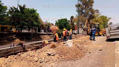 En este tramo y en el de enfrente se invertirán alrededor de 120 millones de pesos (Foto: Fátima Miranda)